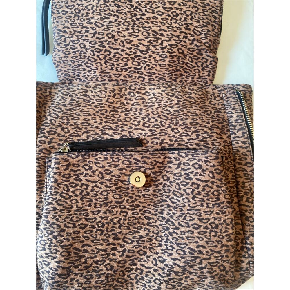 Violet Ray Leopard Print Backpack - Picture 3 of 9